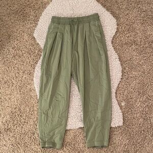Nike Olive Green Elastic Waist Track Pants